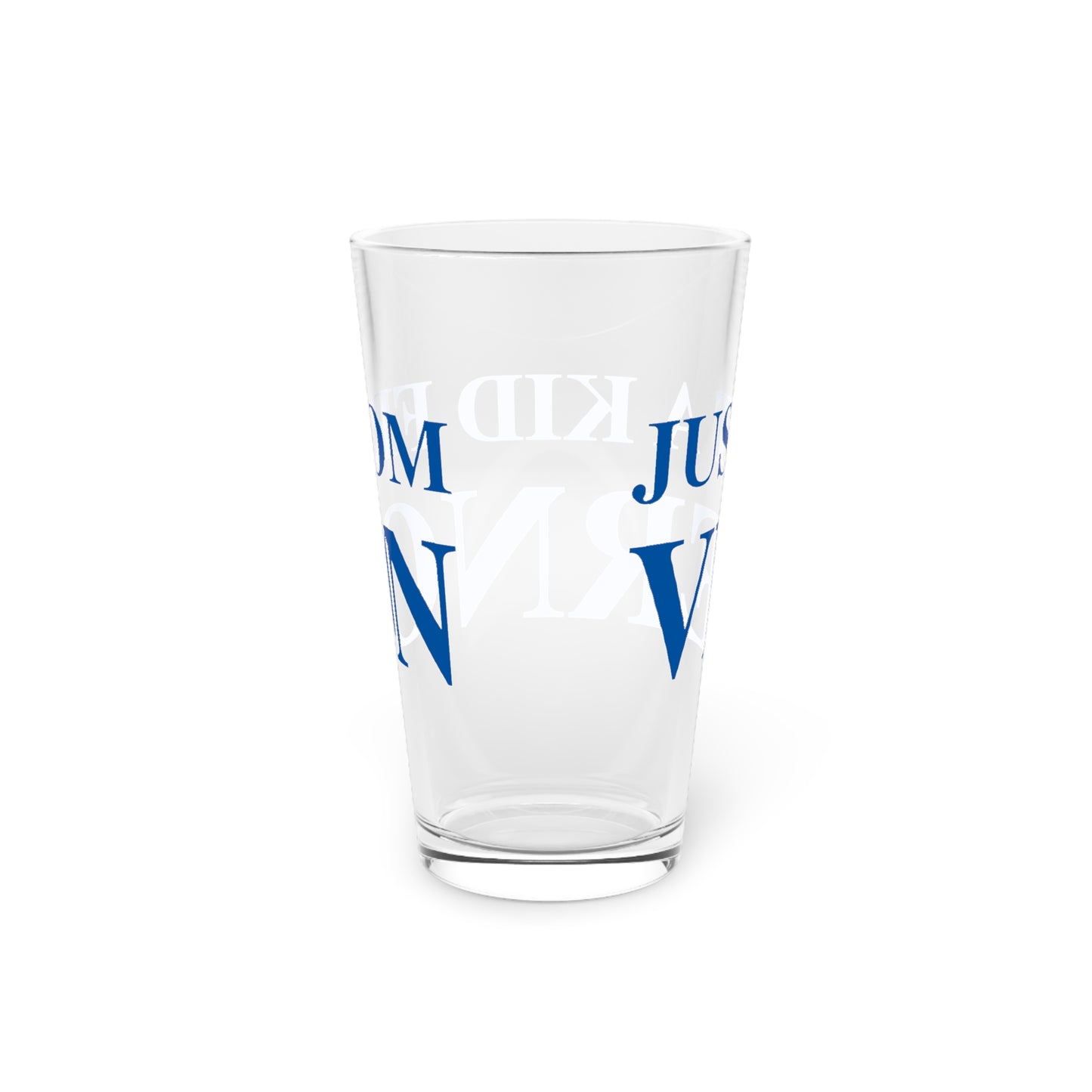 Just a kid from Vernon Pint Glass, 16oz