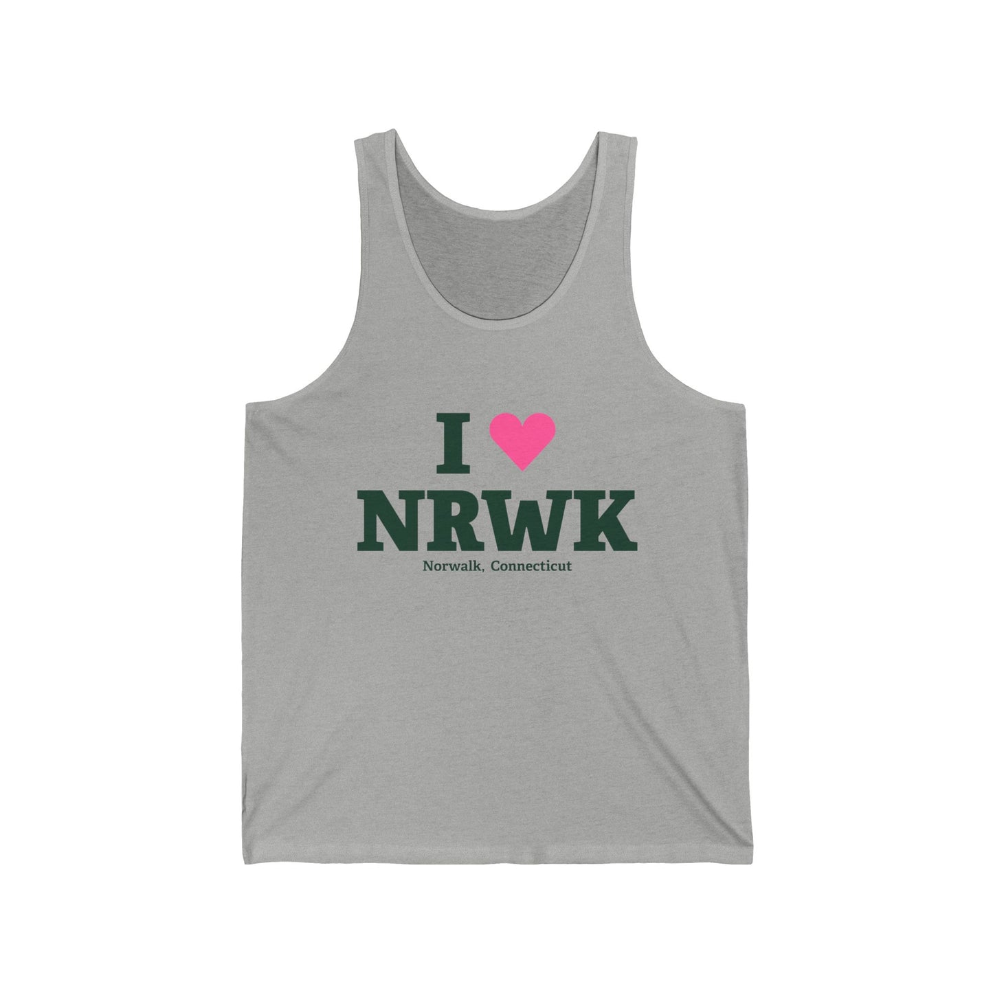 I Heart NRWK Unisex Jersey Tank Top