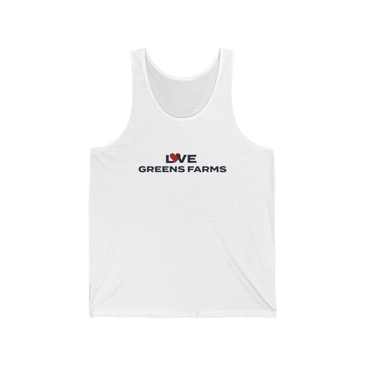 Love Greens Farms Unisex Jersey Tank Top