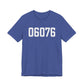 06076 Union CT Zip Code Unisex Jersey Short Sleeve T-Shirt