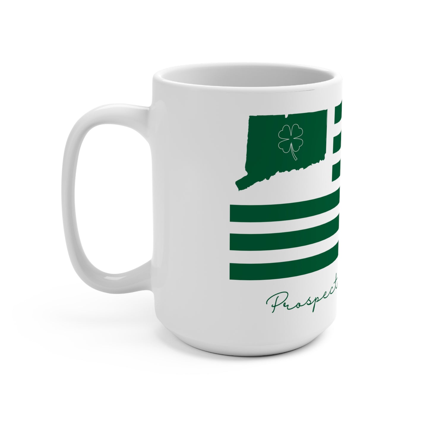 Prospect Connecticut St. Patrick’s Day Flag Mug 15oz