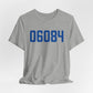 06084 Tolland Connecticut Zip Code Unisex Jersey Short Sleeve T-Shirt