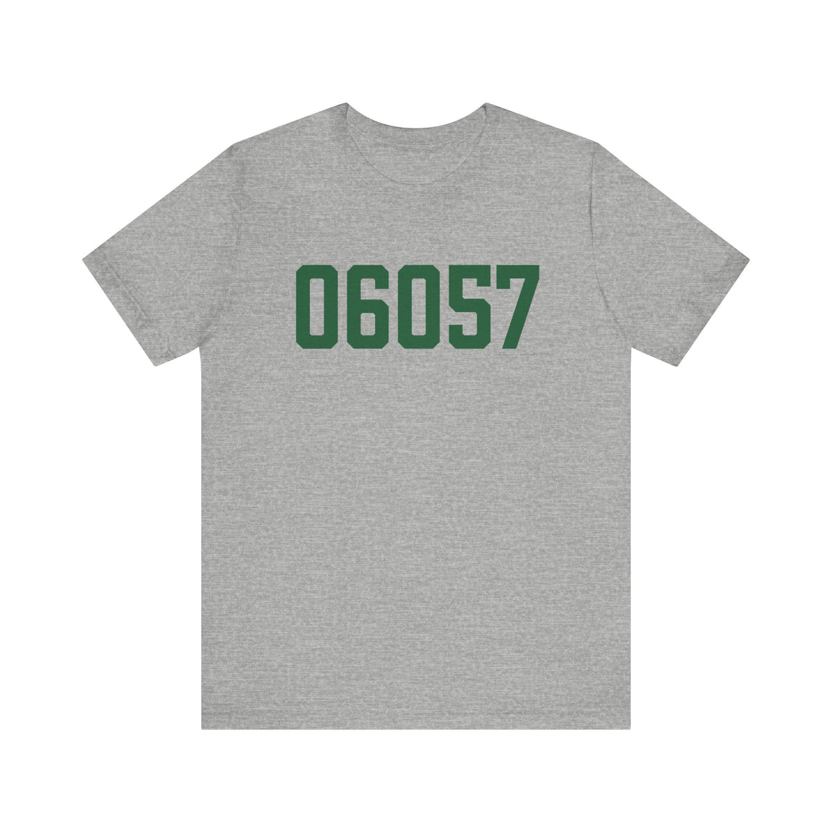 06057 New Hartford Connecticut Zip Code Unisex Jersey Short Sleeve T-Shirt