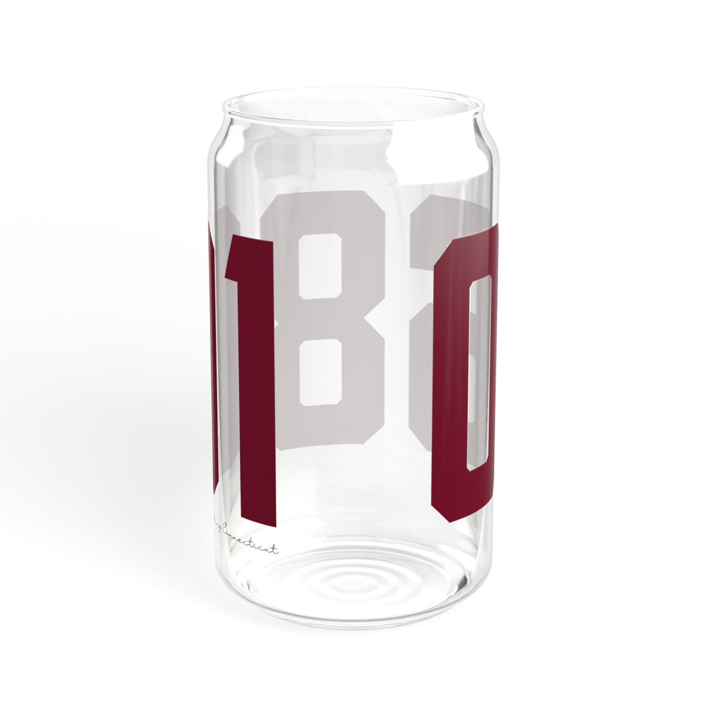 06801 Bethel Connecticut Zip Code Sipper Glass, 16oz