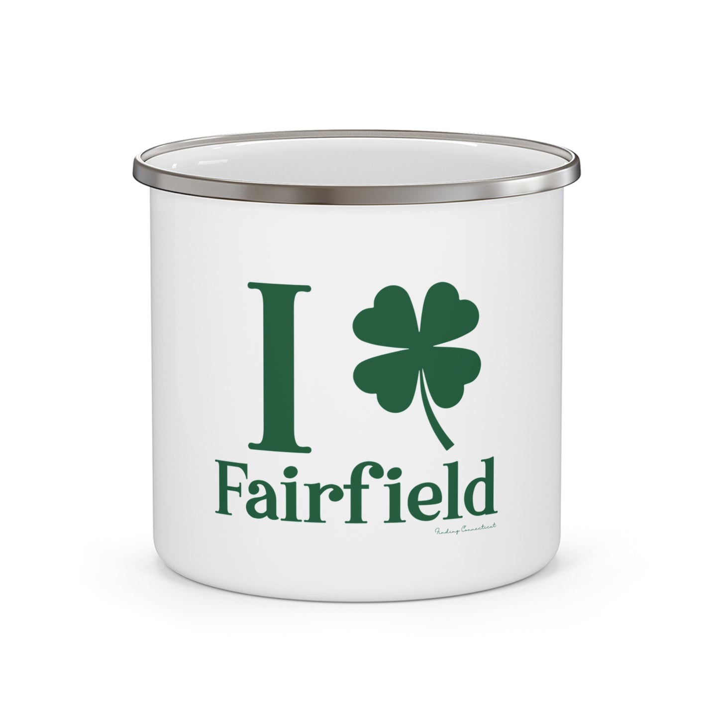 I Clover Fairfield Enamel Camping Mug