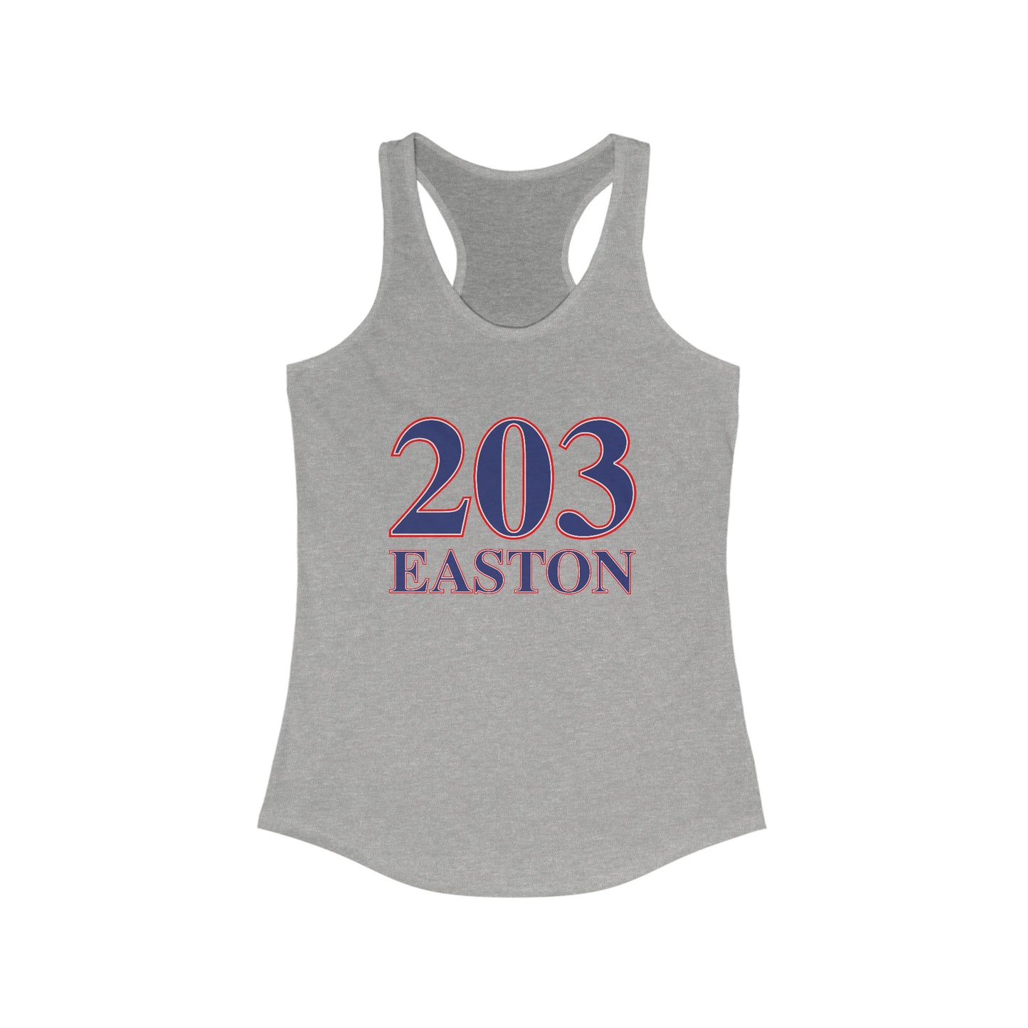 203 Easton Red White & Blue Women's Ideal Racerback Tank Top