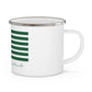 Ashford Connecticut St. Patrick’s Day Flag  Enamel Camping Mug