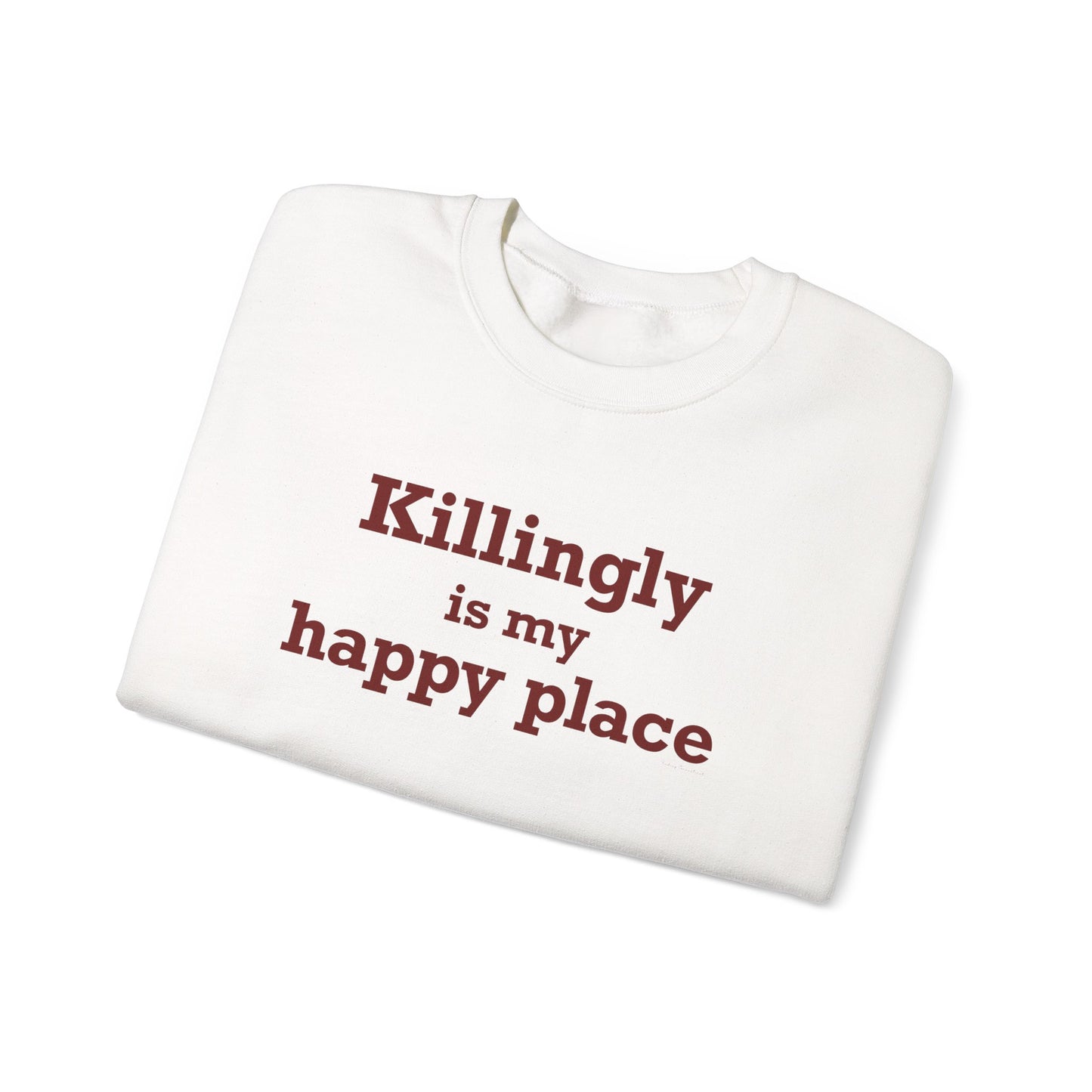 Killingly is My Happy Place Unisex Heavy Blend™ Crewneck Sweatshirt
