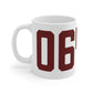 06403 Beacon Falls Connecticut Zip Code Mug 11oz