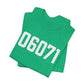 06071 Somers CT Zip Code Unisex Jersey Short Sleeve T-Shirt