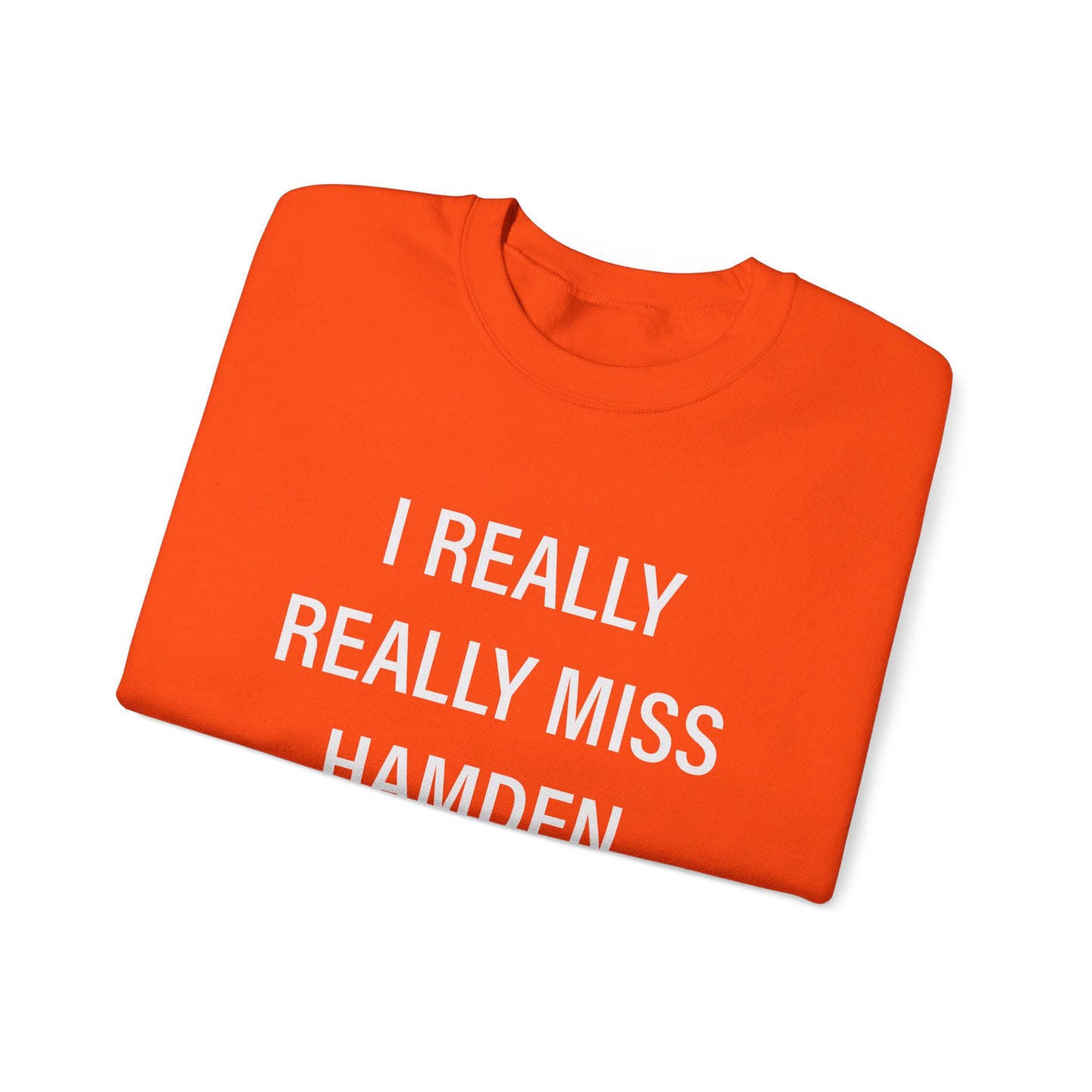 I Really Really Miss Hamden Unisex Heavy Blend™ Crewneck Sweatshirt