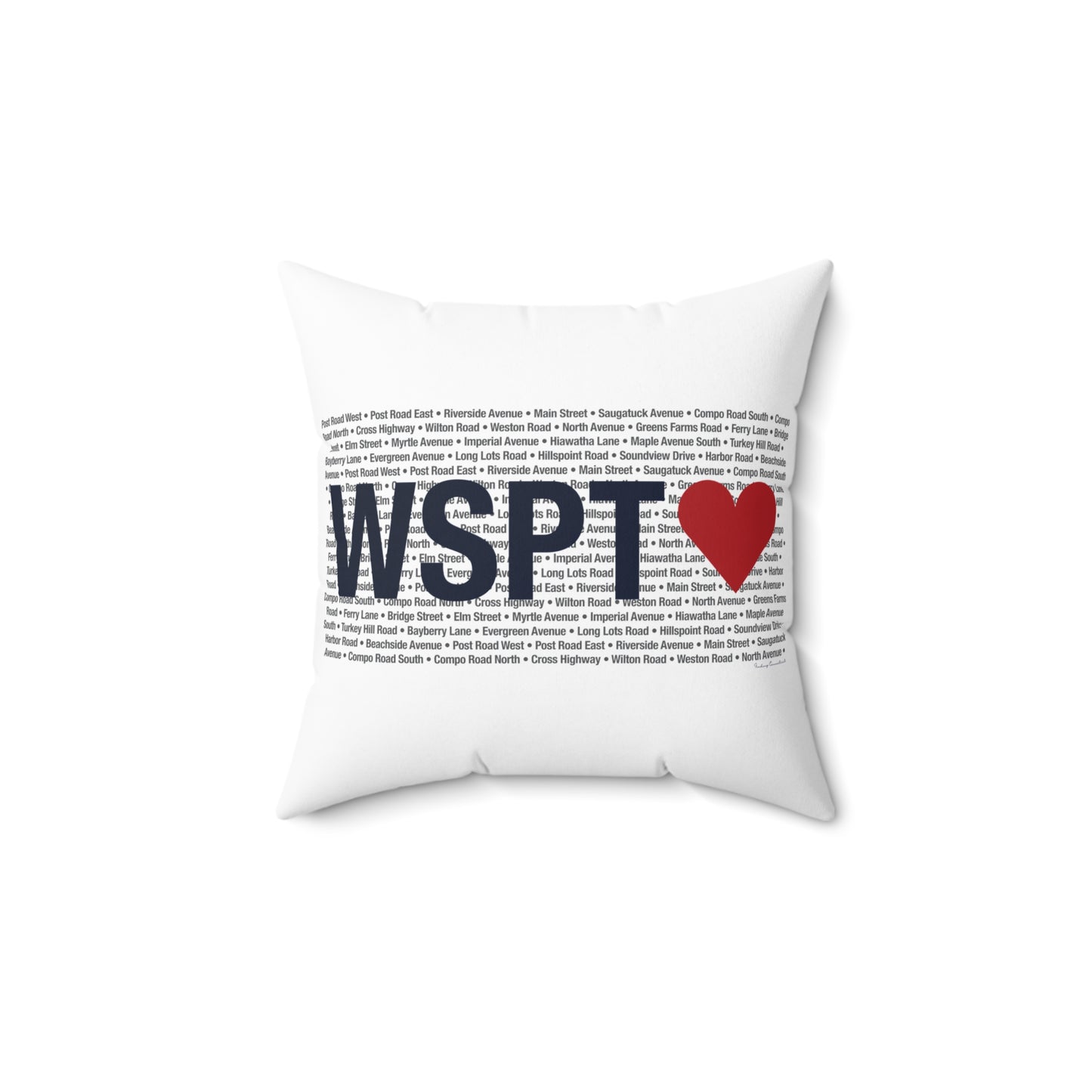 Westport Love Spun Polyester Square Pillow