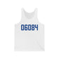 06084 Tolland Connecticut Zip Code Unisex Jersey Tank Top