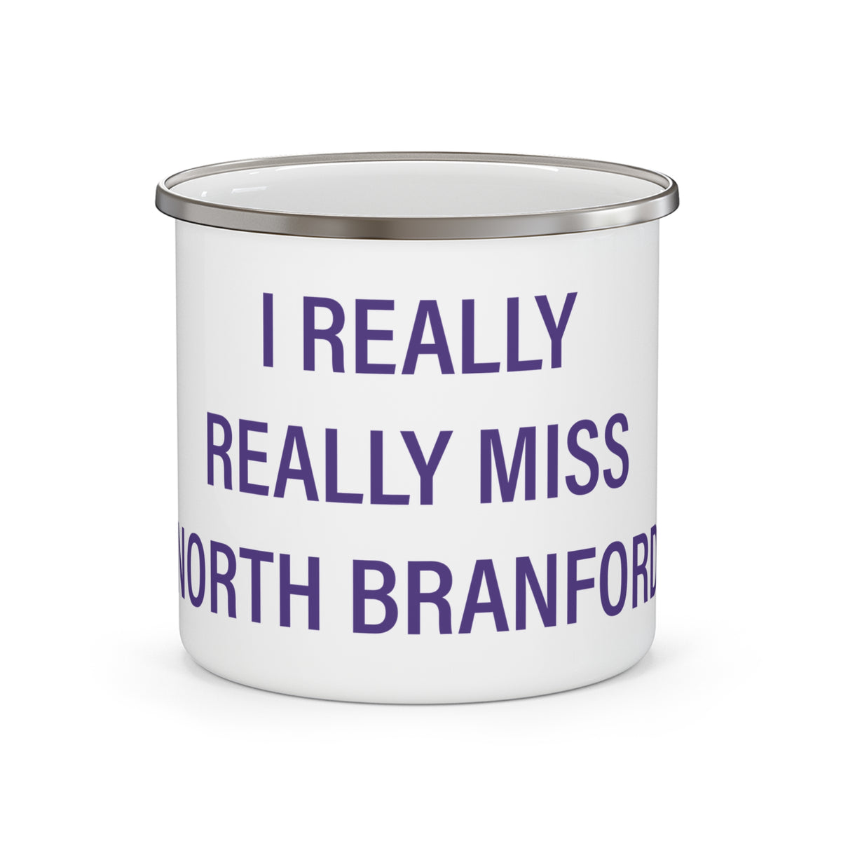 I Really Really Miss North Branford Enamel Camping Mug