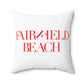 41 Tilt Fairfield Beach Spun Polyester Square Pillow