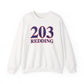203 Redding Red White & Blue Unisex Heavy Blend™ Crewneck Sweatshirt