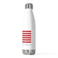 East Windsor Connecticut Flag 20oz Insulated Bottle