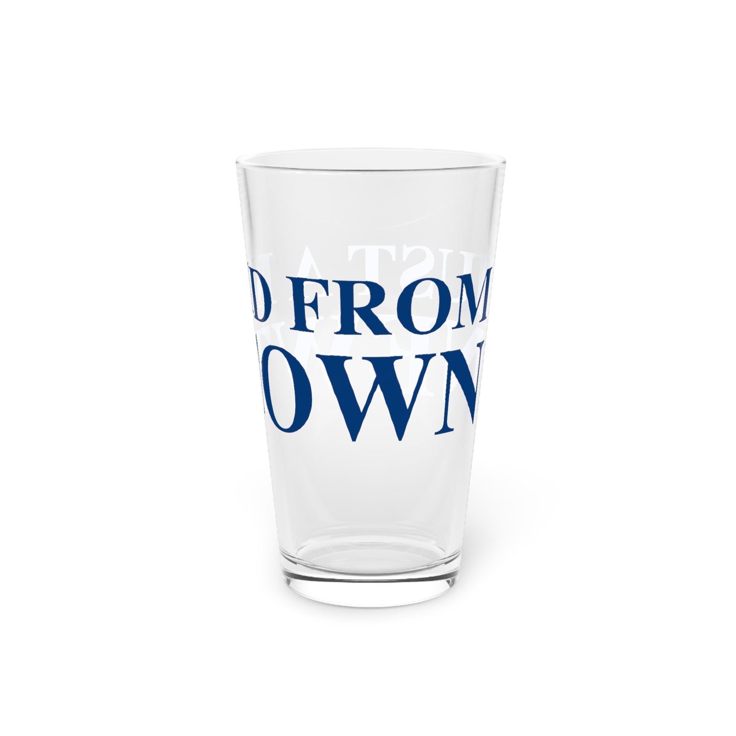 Just a kid from Newtown Pint Glass, 16oz