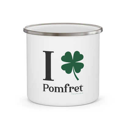 I Clover Pomfret Enamel Camping Mug