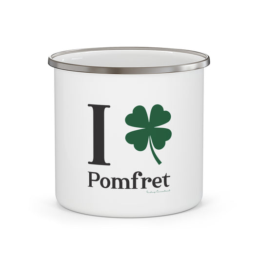 I Clover Pomfret Enamel Camping Mug