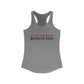 Just a kid from Rowayton Women's Ideal Racerback Tank Top