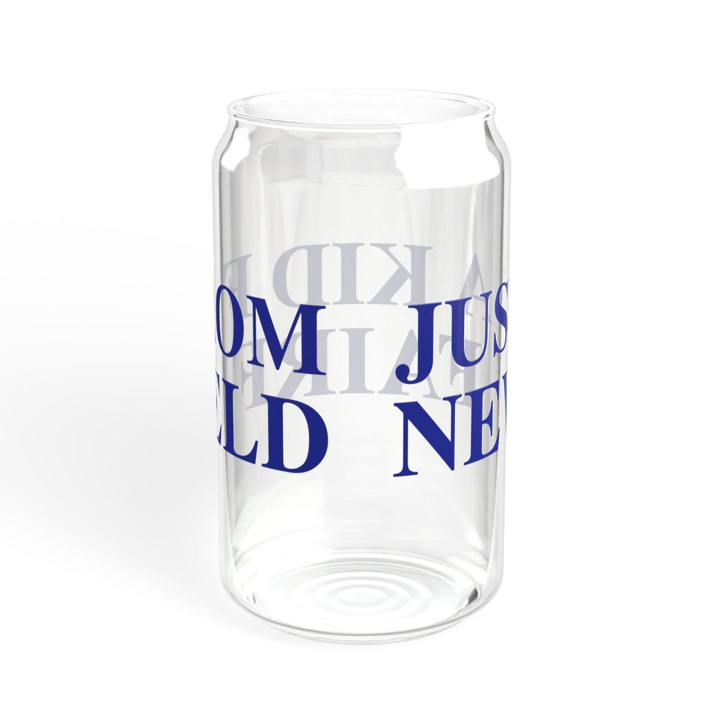 Just a kid from New Fairfield Sipper Glass, 16oz