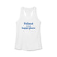 Tolland is My Happy Place Women's Ideal Racerback Tank Top