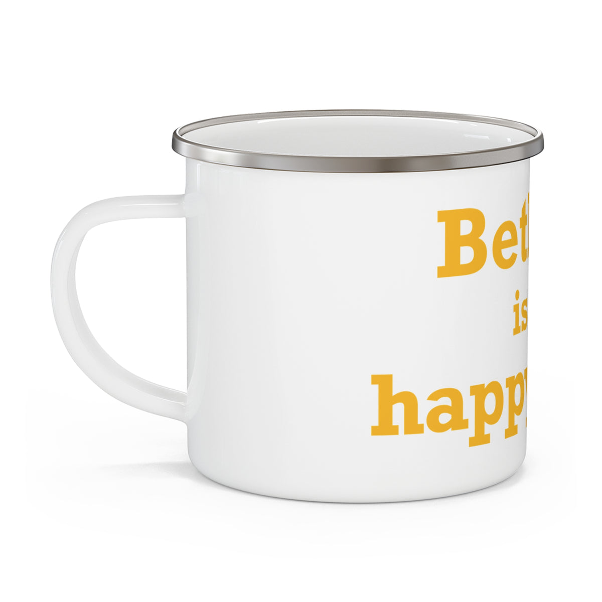 Bethany is My Happy Place Enamel Camping Mug