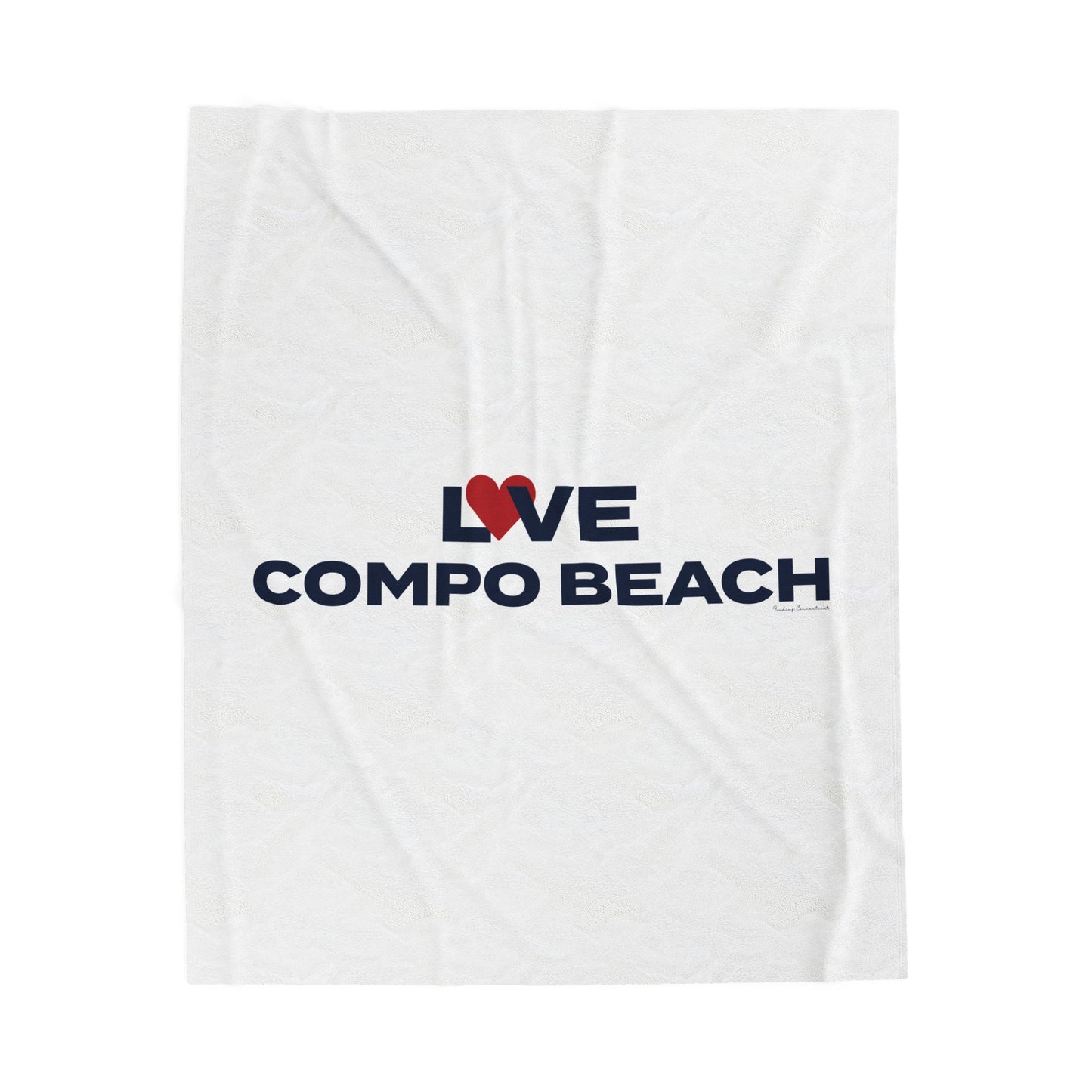 Love Compo Beach Velveteen Plush Blanket