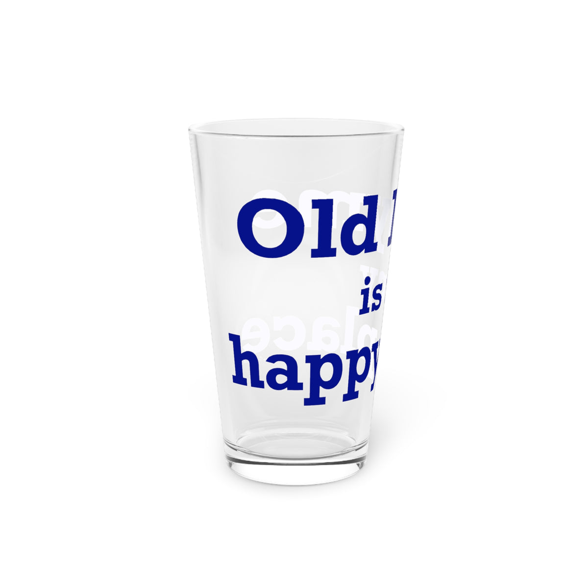 Old Lyme is My Happy Place Pint Glass, 16oz