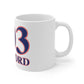 Guilford Red, White & Blue Mug 11oz