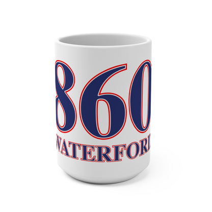 860 Waterford Red, White & Blue Mug 15oz