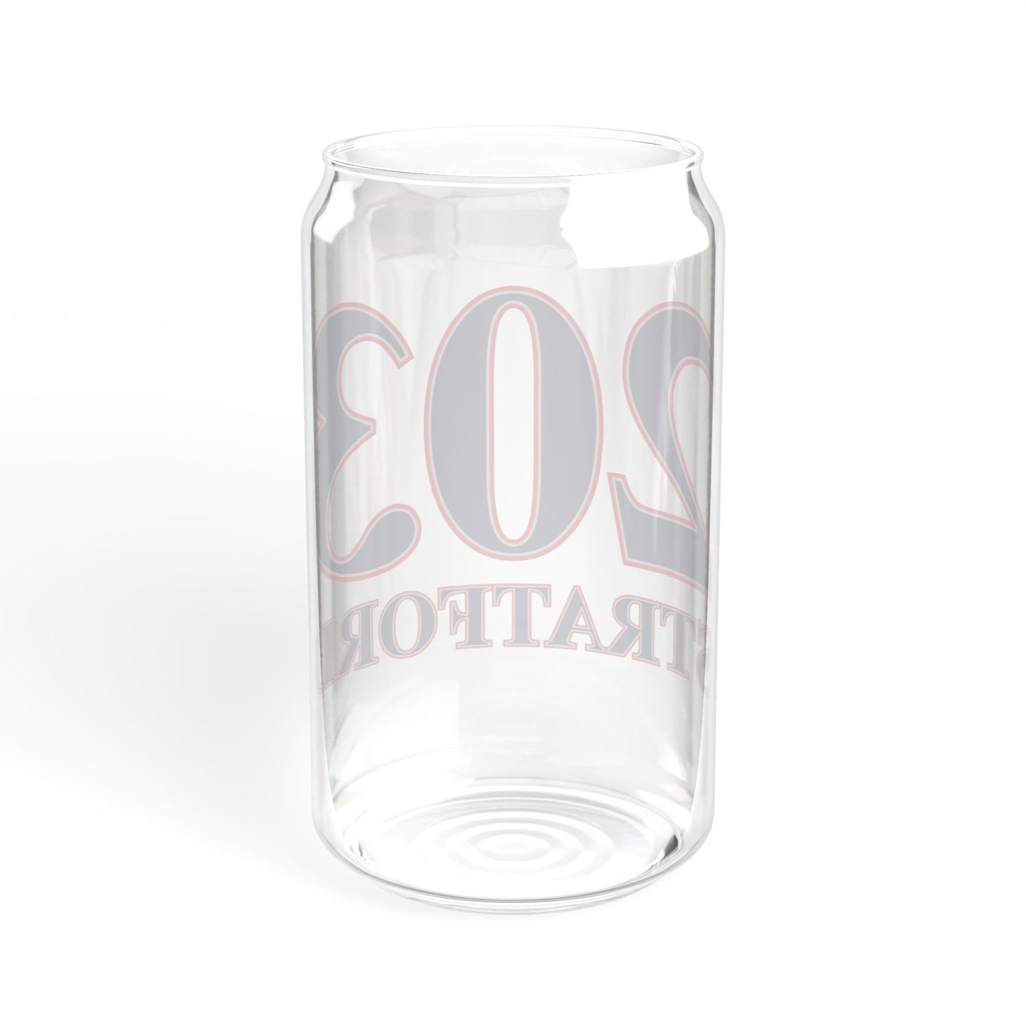 203 Stratford Red White & Blue Sipper Glass, 16oz