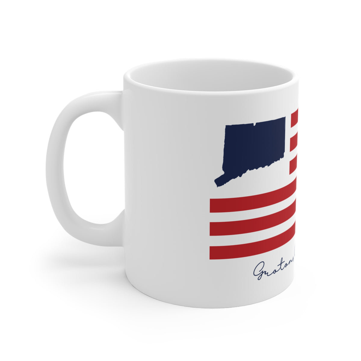 Groton Connecticut Flag Mug 11oz