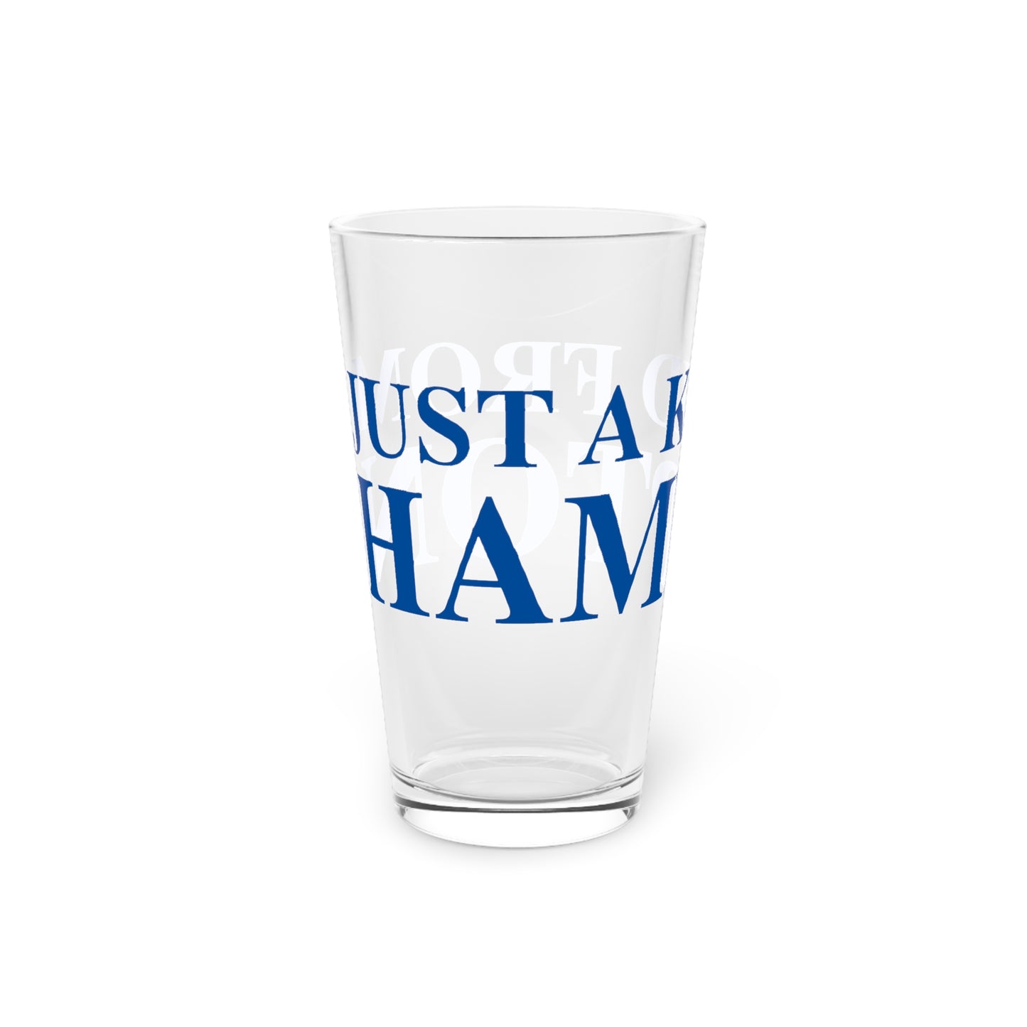 Just a kid from Hampton Pint Glass, 16oz