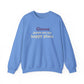 Goose Shows Are My Happy Place - Cream & Purple Unisex Heavy Blend™ Crewneck Sweatshirt