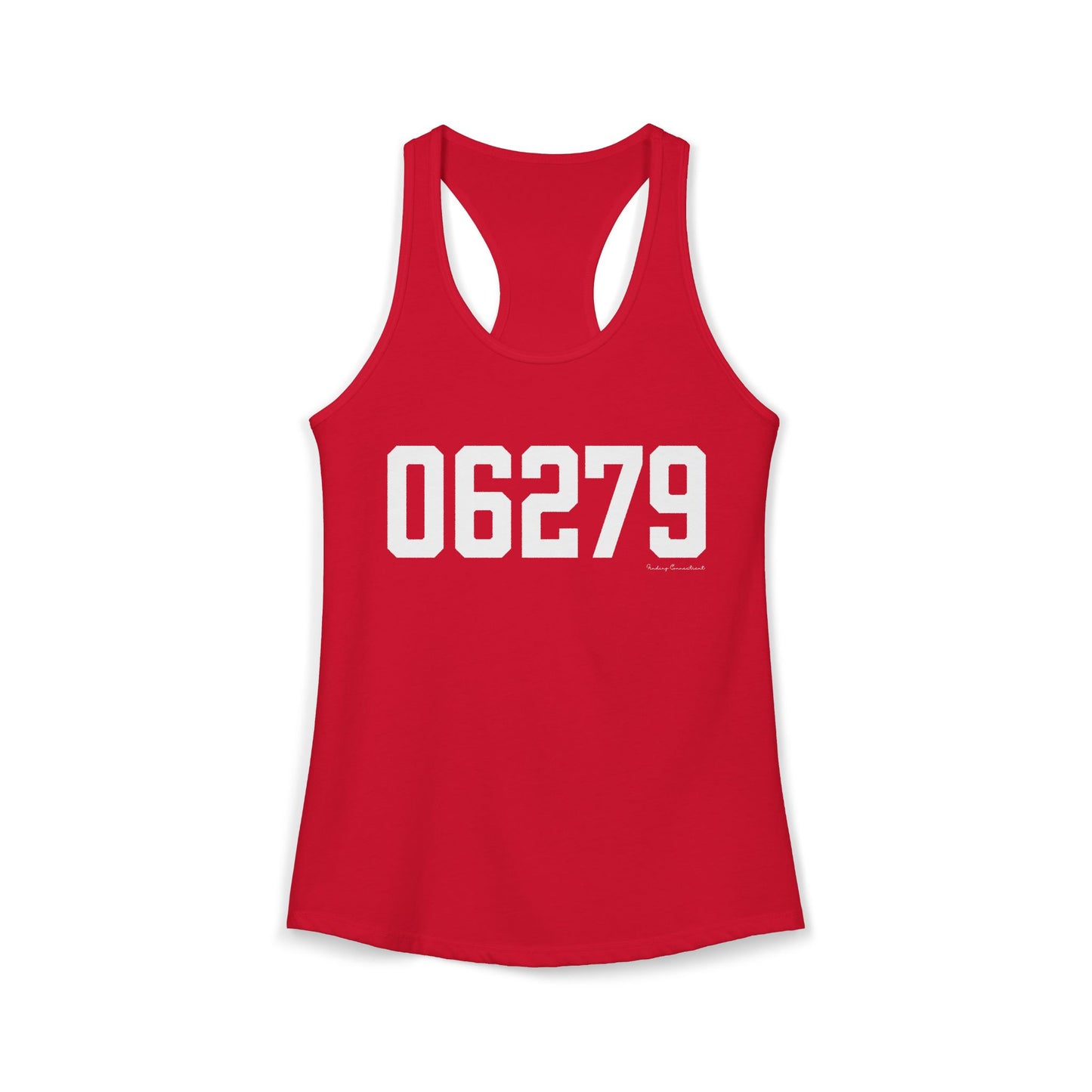 06279 Willington CT Zip Code Women's Ideal Racerback Tank Top