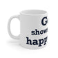 Goose Shows Are My Happy Place - Blue Mug 11oz