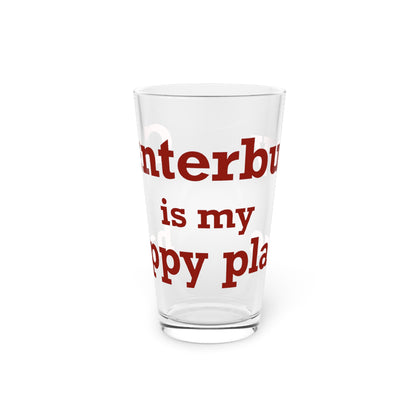 Canterbury is My Happy Place Pint Glass, 16oz