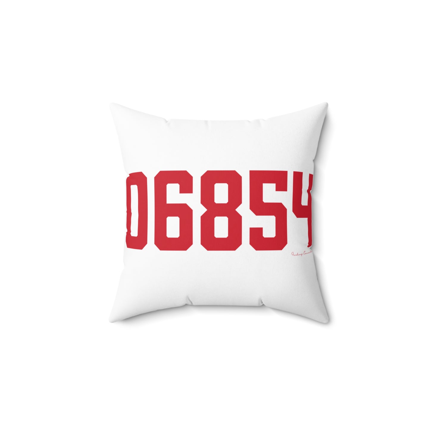 06854 Norwalk Connecticut Zip Code Spun Polyester Square Pillow