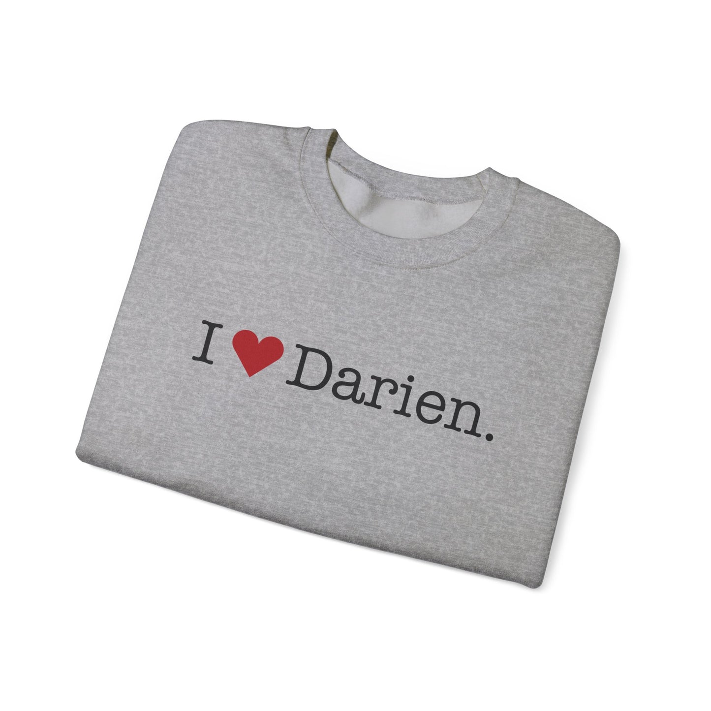 I Heart Darien. Unisex Heavy Blend™ Crewneck Sweatshirt