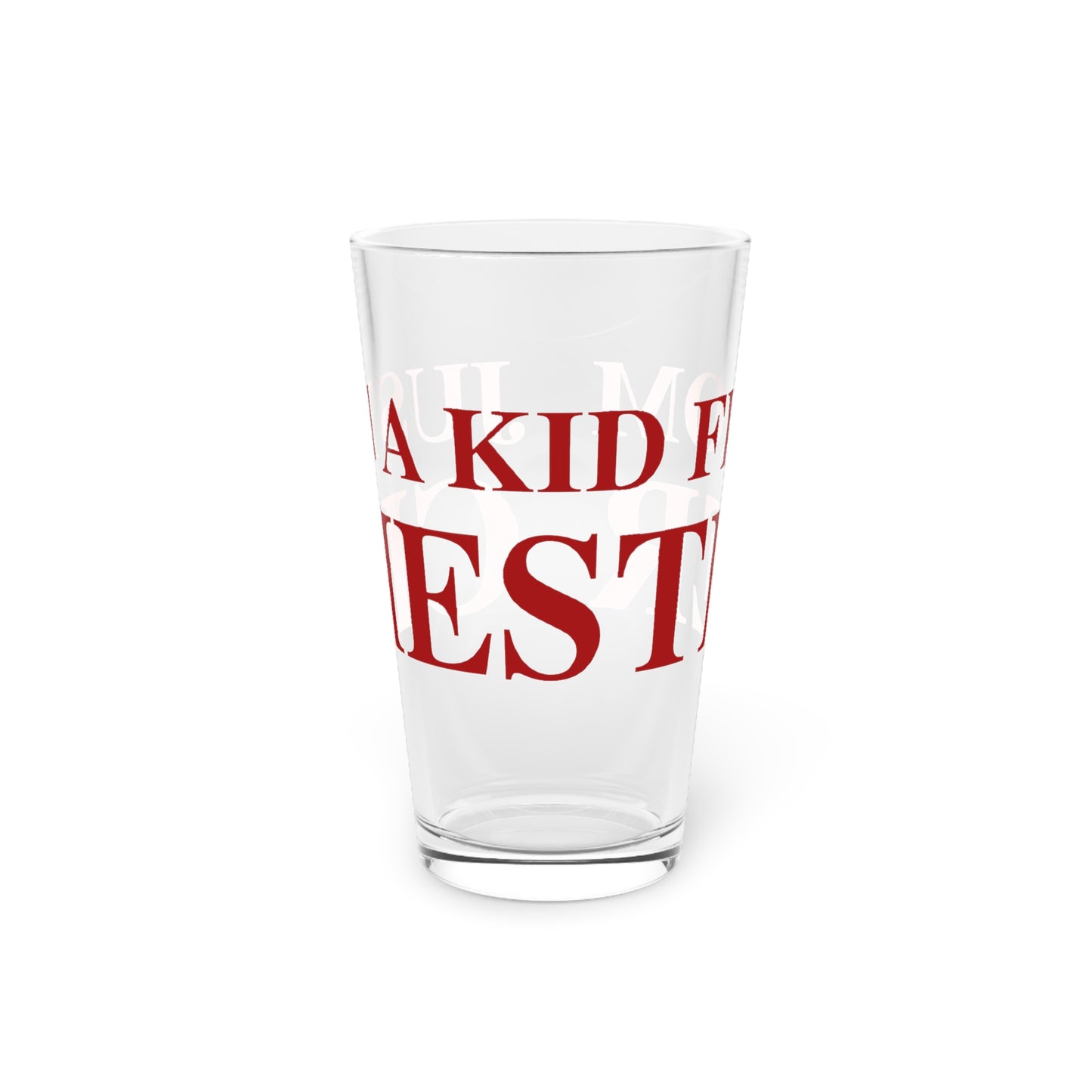 Just a kid from Chester Pint Glass, 16oz