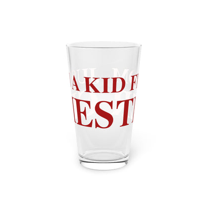 Just a kid from Chester Pint Glass, 16oz