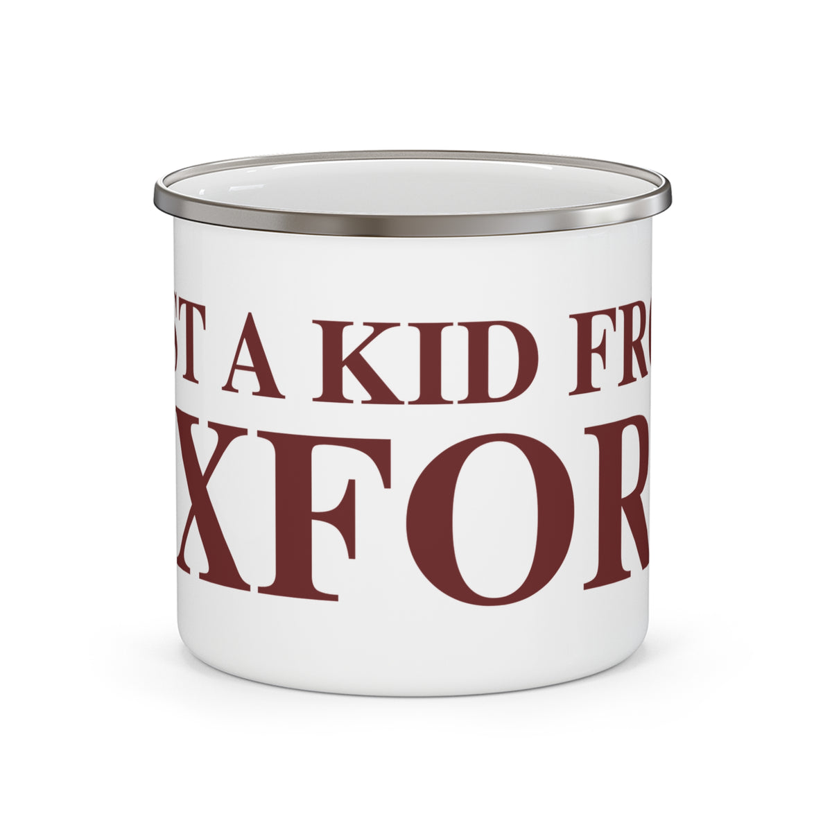 Just a kid from Oxford Enamel Camping Mug
