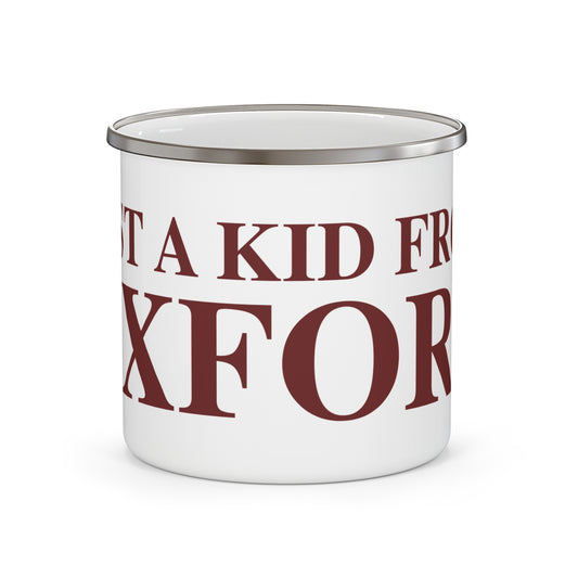 Just a kid from Oxford Enamel Camping Mug