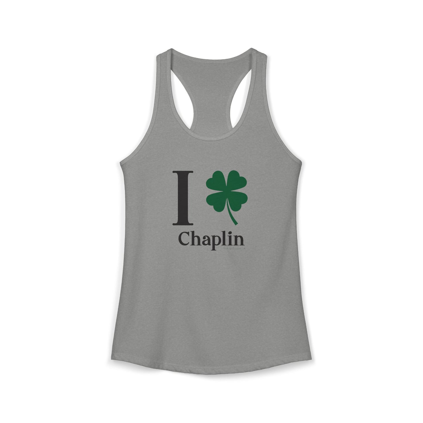I Clover Chaplin Women's Ideal Racerback Tank Top