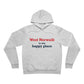 West Norwalk is my happy place Unisex Sponge Fleece Pullover Hoodie