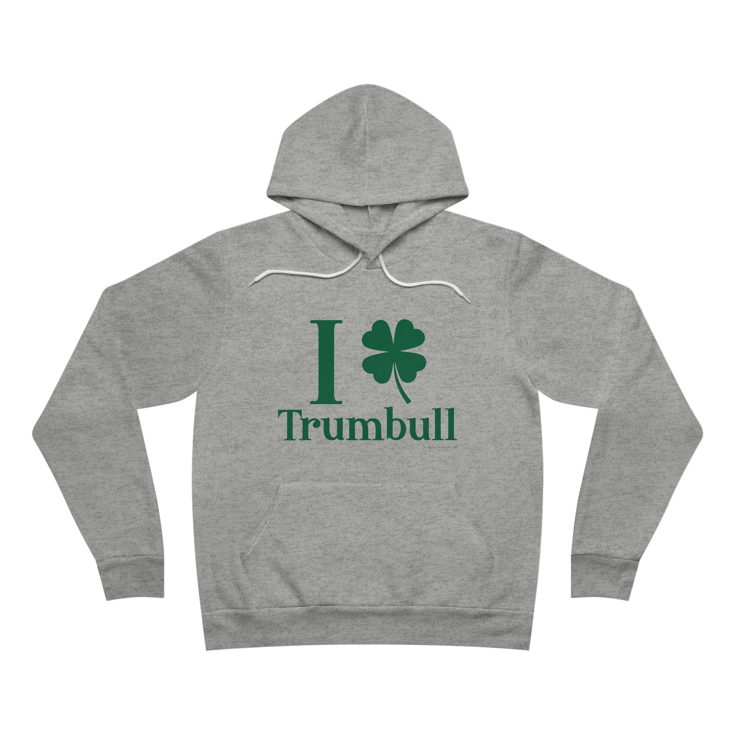 I Clover Trumbull (Green) Unisex Sponge Fleece Pullover Hoodie