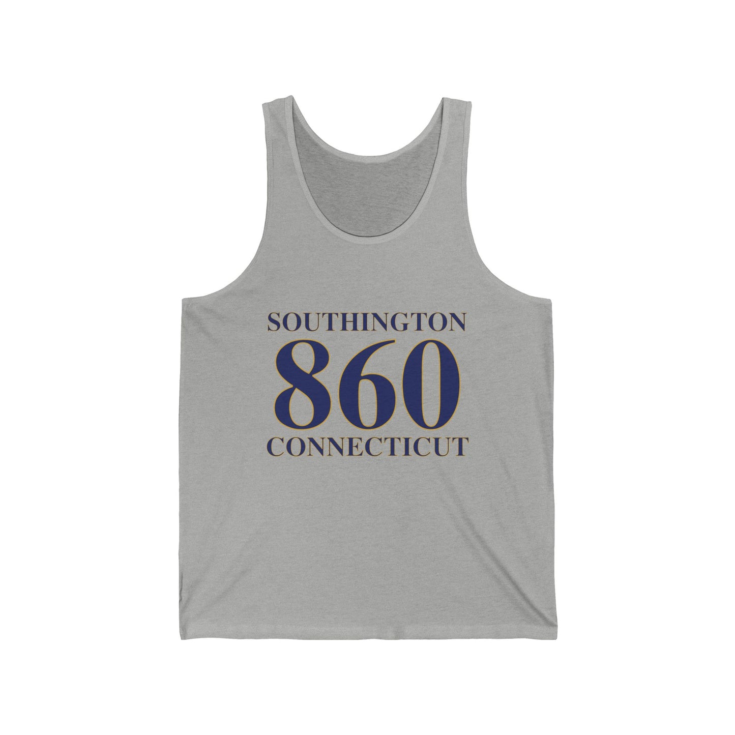 Southington 860 Connecticut Unisex Jersey Tank