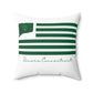 Somers St. Patrick’s Day Flag Spun Polyester Square Pillow